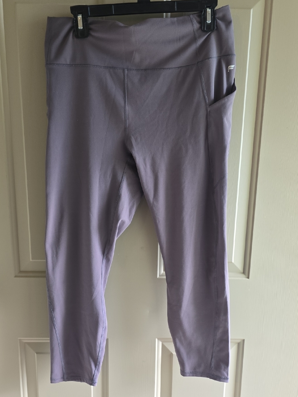 Fabletics Lavender/Purple High-Waist Pocket Leggings